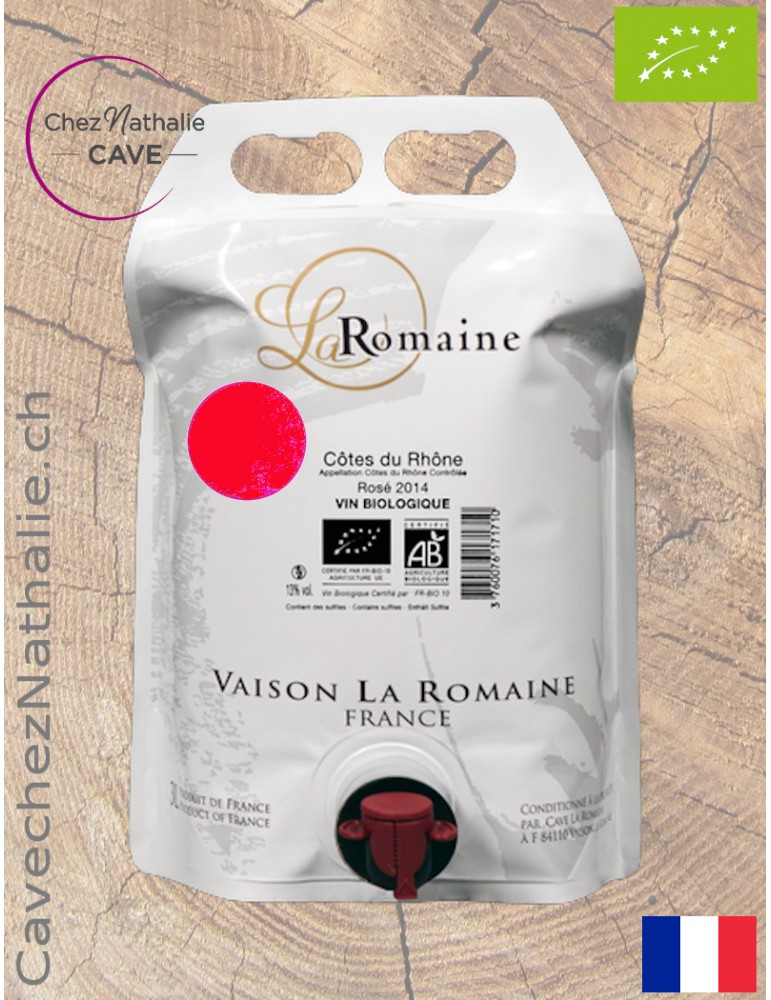 Côtes du Rhône AOP Rouge Bio | La Romaine