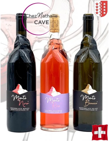 Monté Rosé - Nero - Bianco | Coffret bois | Valais