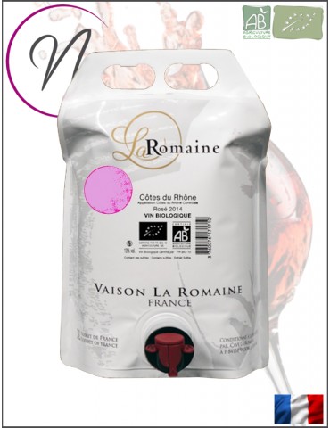 Côtes du Rhône AOP Rosé Bio | La Romaine