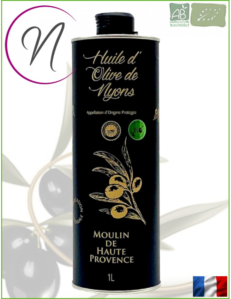 Huile d'Olive de Nyons Bio AOP | Moulin de Haute Provence