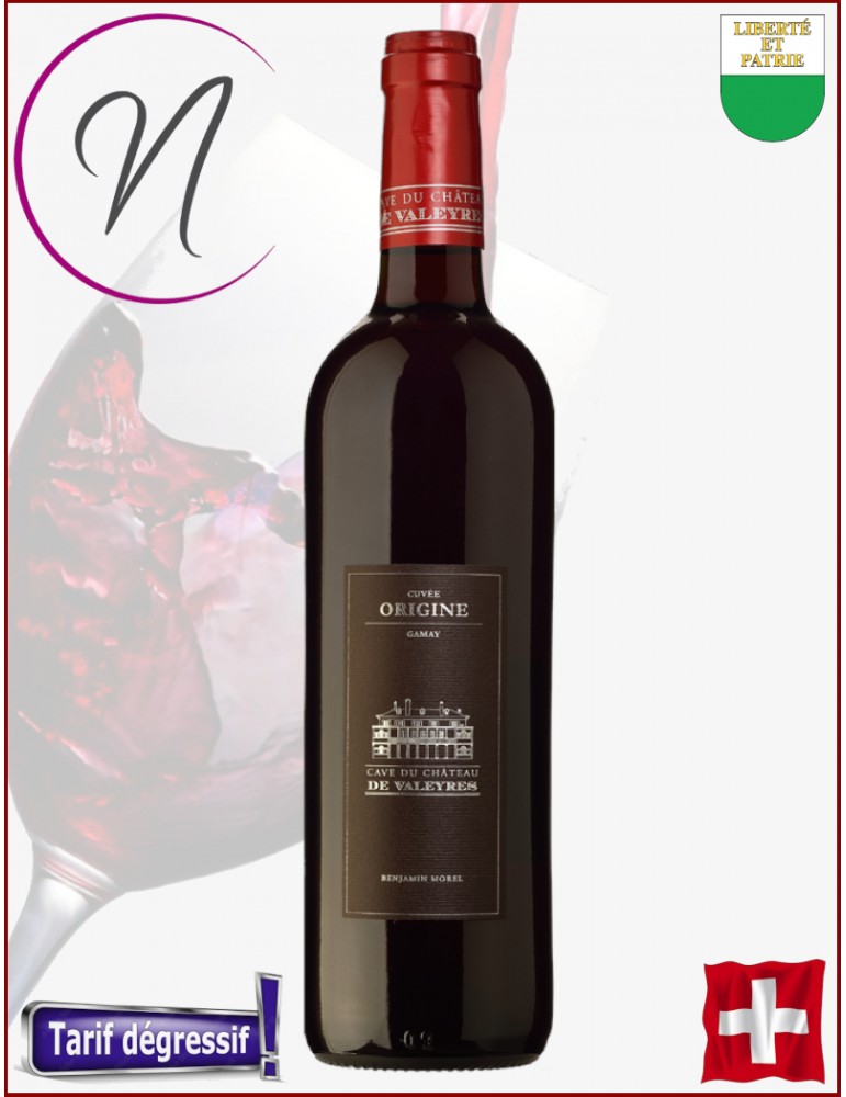 Cuvée Origine Gamay - Côtes de l'Orbe