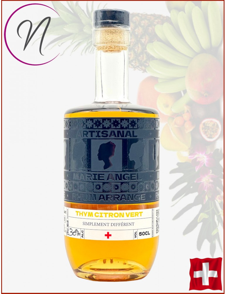 Rhum Arrangé Thym Citron Vert | Rhums Marie Angel | Suisse