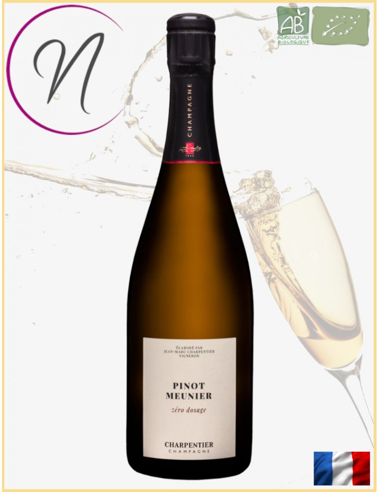 Champagne Pinot Meunier - Zéro Dosage | Champagne Charpentier | Cave chez Nathalie Sàrl