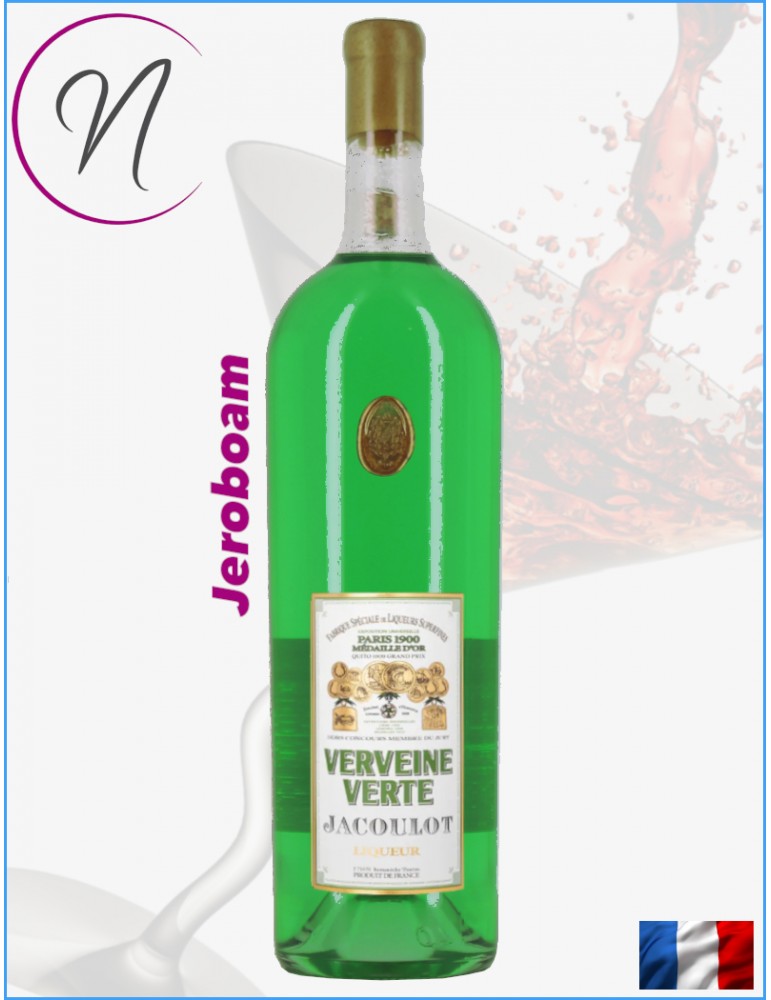 Liqueur Verveine Verte Jéroboam | Jacoulot | Cave chez Nathalie