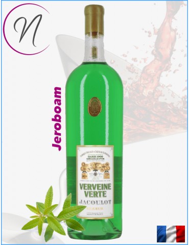 Liqueur Verveine Verte Jéroboam | Jacoulot | Feuille de verveine