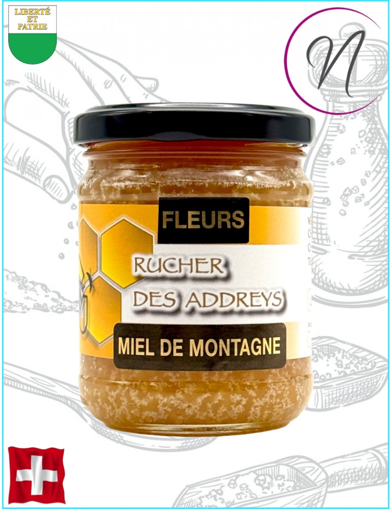 Miel de Montagne | Rucher des Addreys | Cave chez Nathalie