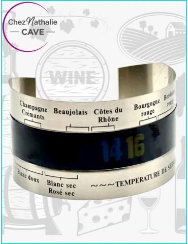 Thermovin | Thermomètre bracelet à vin | Cave chez Nathalie Sàrl