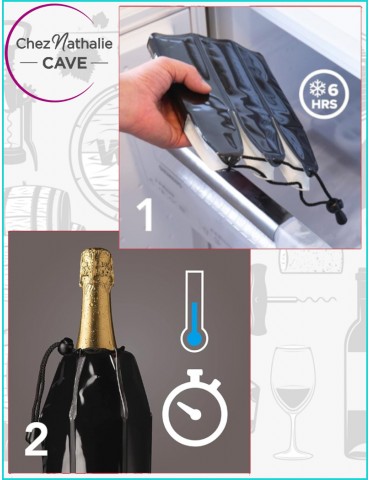 Refroidisseur Actif Champagne | Active Cooler | utilisation