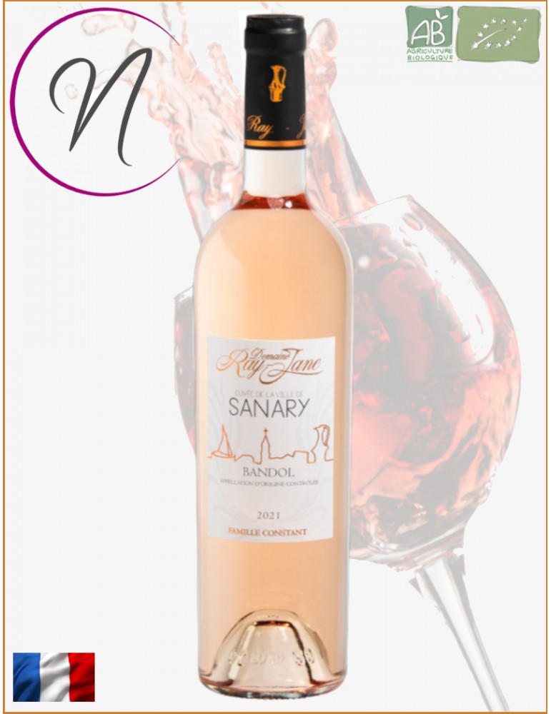 Bandol Rosé AOC Bio Cuvée Sanary | Domaine Ray-Jane | Cave chez Nathalie Sàrl