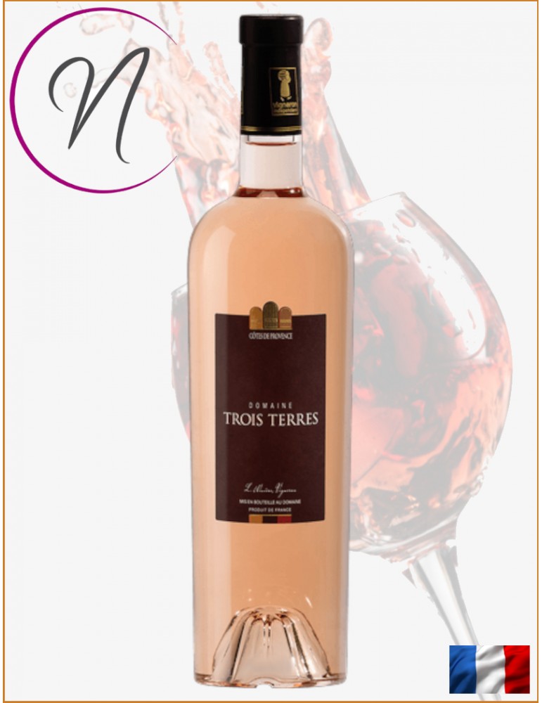 Rosé Côtes de Provence | Domaine Les Trois Terres | Cave chez Nathalie Sàrl