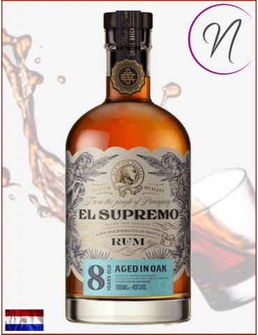 Rhum El Supremo 8 ans | Paraguay - Cave chez Nathalie