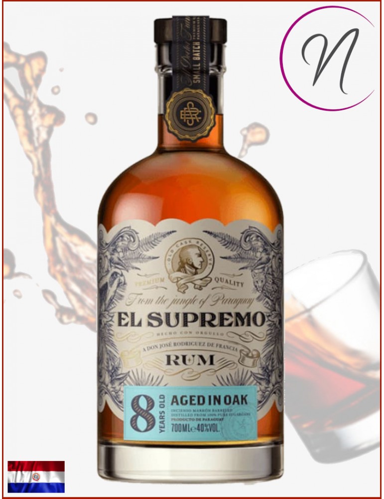 Rhum El Supremo 8 ans | Paraguay - Cave chez Nathalie