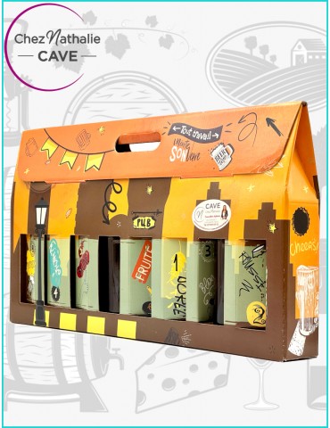 Valisette à Bière Urban - Pour 8 bières 33cl - recto | %shop-name%