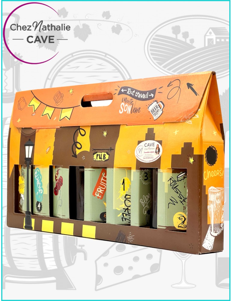 Valisette à Bière Urban - Pour 8 bières 33cl - recto | %shop-name%