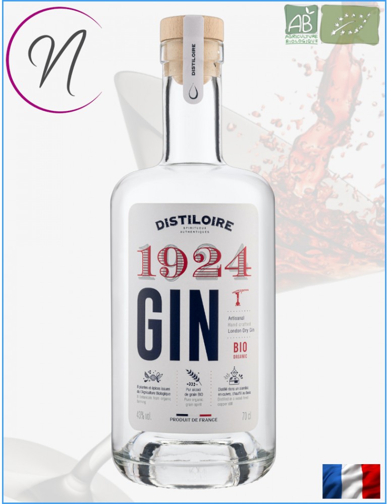 Gin 1924 Bio London Dry | Distiloire | %shop-name%