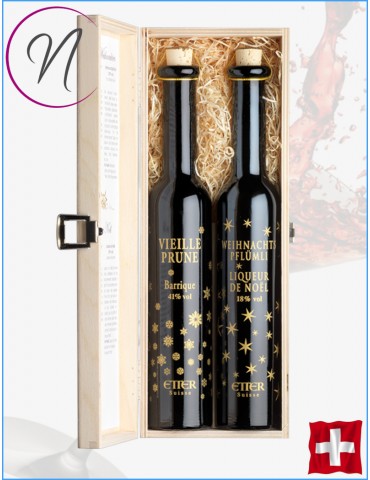 Liqueur de Prune de Noel Etter | Coffret bois  - %shop-name%