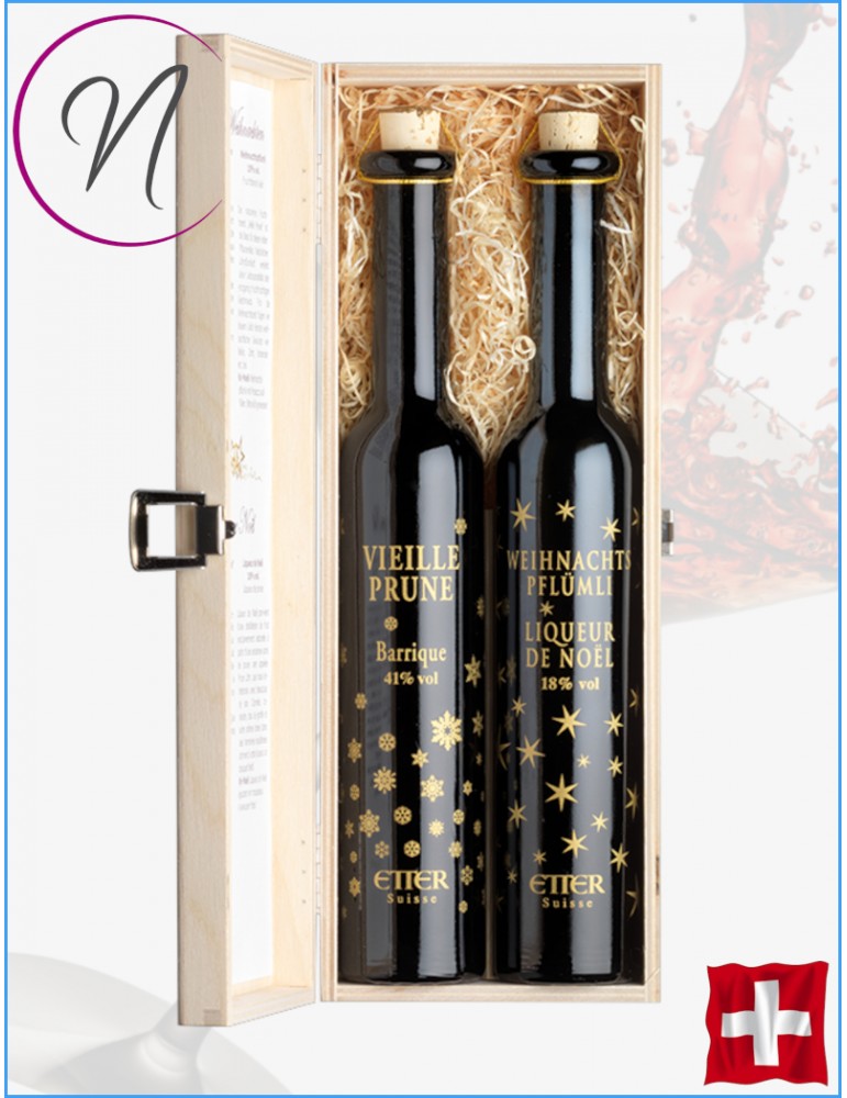 Liqueur de Prune de Noel Etter | Coffret bois  - %shop-name%