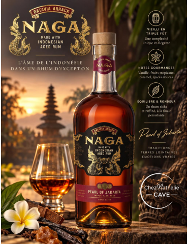 Rhum Naga Pearl of Jakarta - Indonésie | Batavia Arrack - %shop-name%