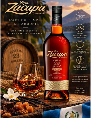 Rhum Zacapa 23 ans | Sistema Solera | Guatemala - %shop-name%