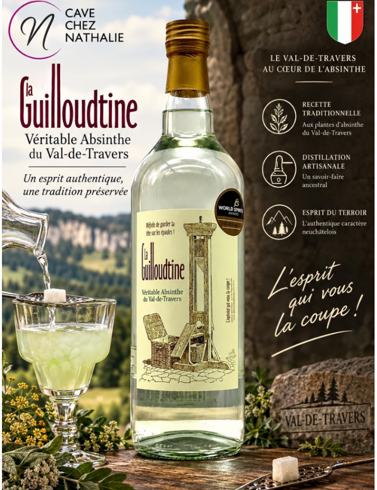 Absinthe La Guilloudtine | Absintherie Guilloud | Véritable absinthe du Val de Travers - %shop-name%