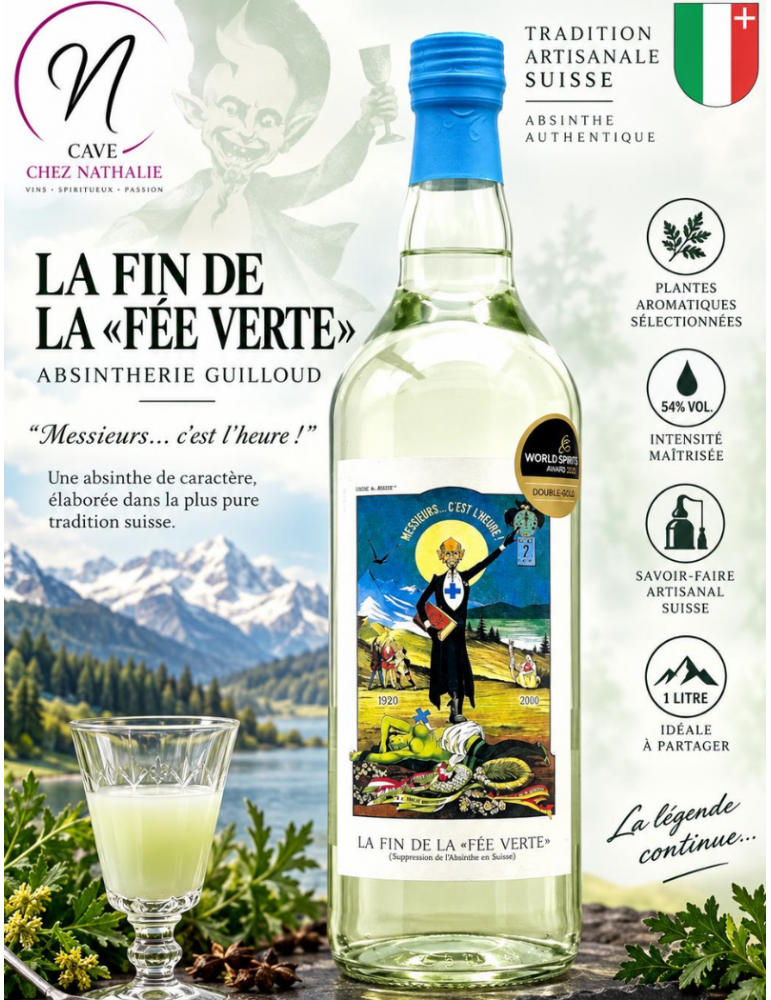 Absinthe La Fin de la fée Verte | Absintherie Guilloud | Tradition artisanale suisse - %shop-name%