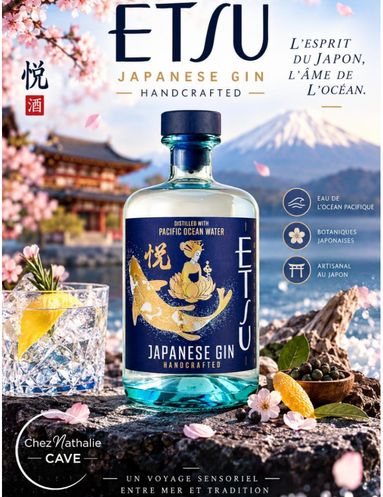 Gin Etsu Pacific Ocean Water | L'esprit du Japon, l'âme de l'océan | %shop-name%