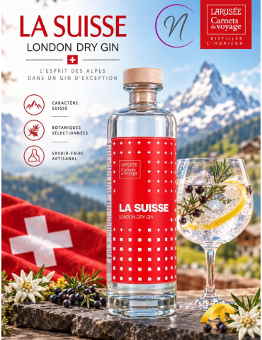 Gin La Suisse | Larusée | Carnet de voyage - %shop-name%