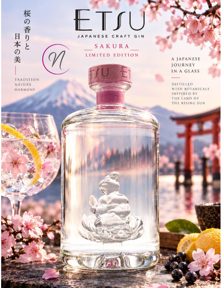 Gin Etsu Sakura Limited Edition | Japanese craft gin - %shop-name%