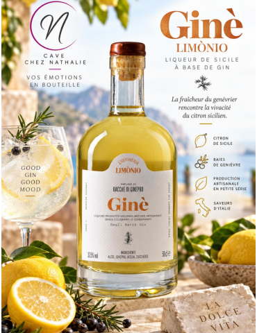 Ginè - Liqueur de Gin | Limonio - Sicile - %shop-name%