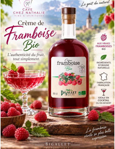 Crème de Framboise Bio | Bigallet - le gout du naturel | %shop-name%