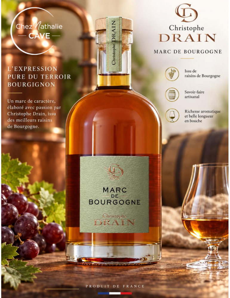 Marc de Bourgogne | Christophe Drain | l'expression pure du terroir bourguignon - %shop-name%
