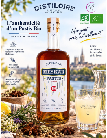 Pastis Meskad Bio | Distiloire | 45° - 70cl