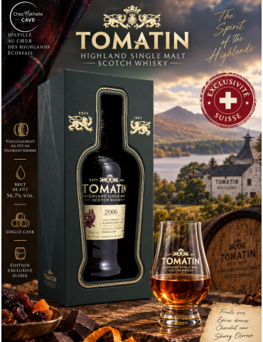 Whisky Tomatin 2006 Cask - Oloroso Sherry | Exclusivité Suisse | Highland - %shop-name%