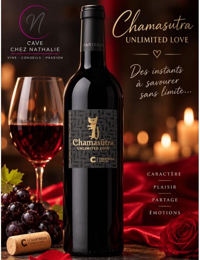 Chamasutra Unlimited Love vin rouge Cellier des chartreux | %shop-name%