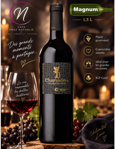 Magnum vin Chamasutra Unlimited Love - IGP Gard | Cellier des Chartreux | %shop-name%