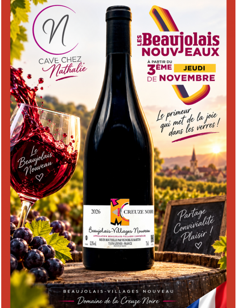 Beaujolais Nouveau Villages 2026 - il arrive ! dégustation - %shop-name%