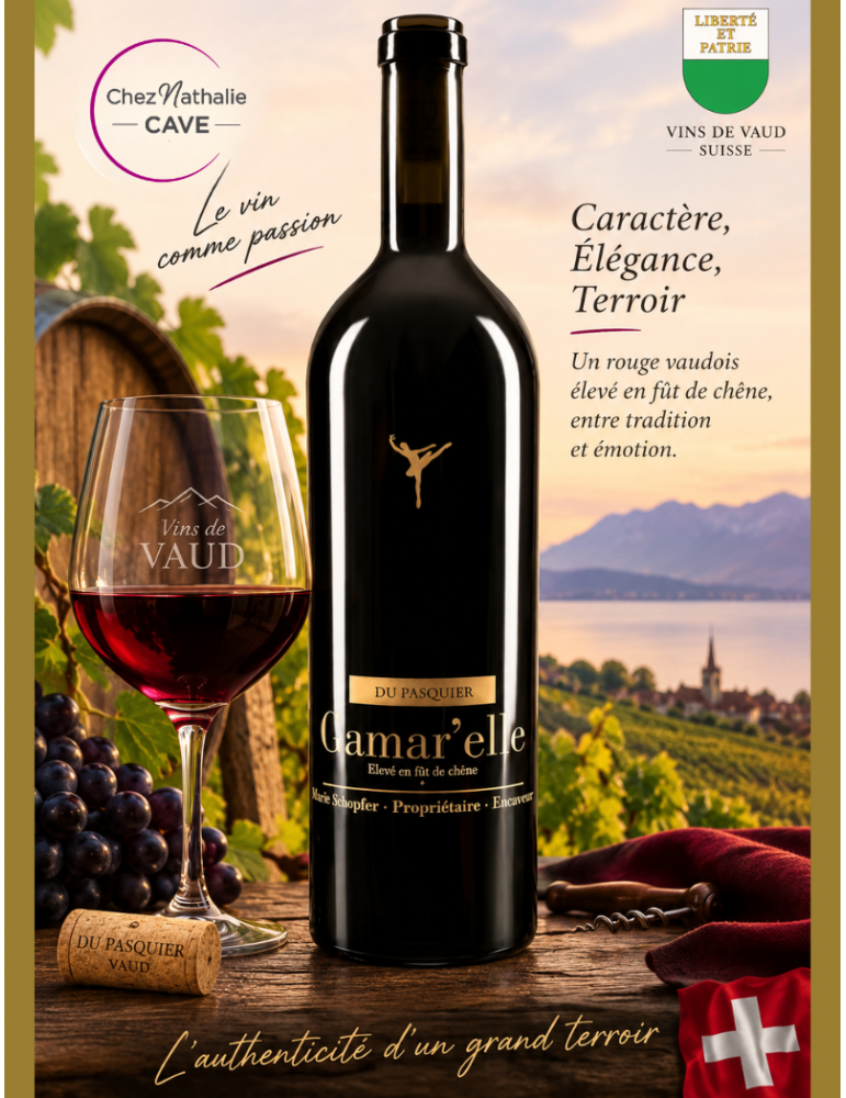 Gamar'elle | Martial Du Pasquier - 100% gamaret - %shop-name% vide pays suisse