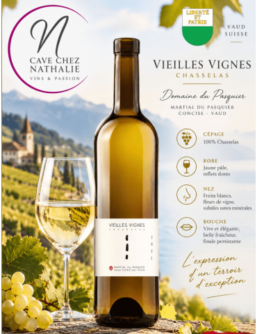 Chasselas Vieilles Vignes | Cave Du Pasquier Concise | %shop-name%