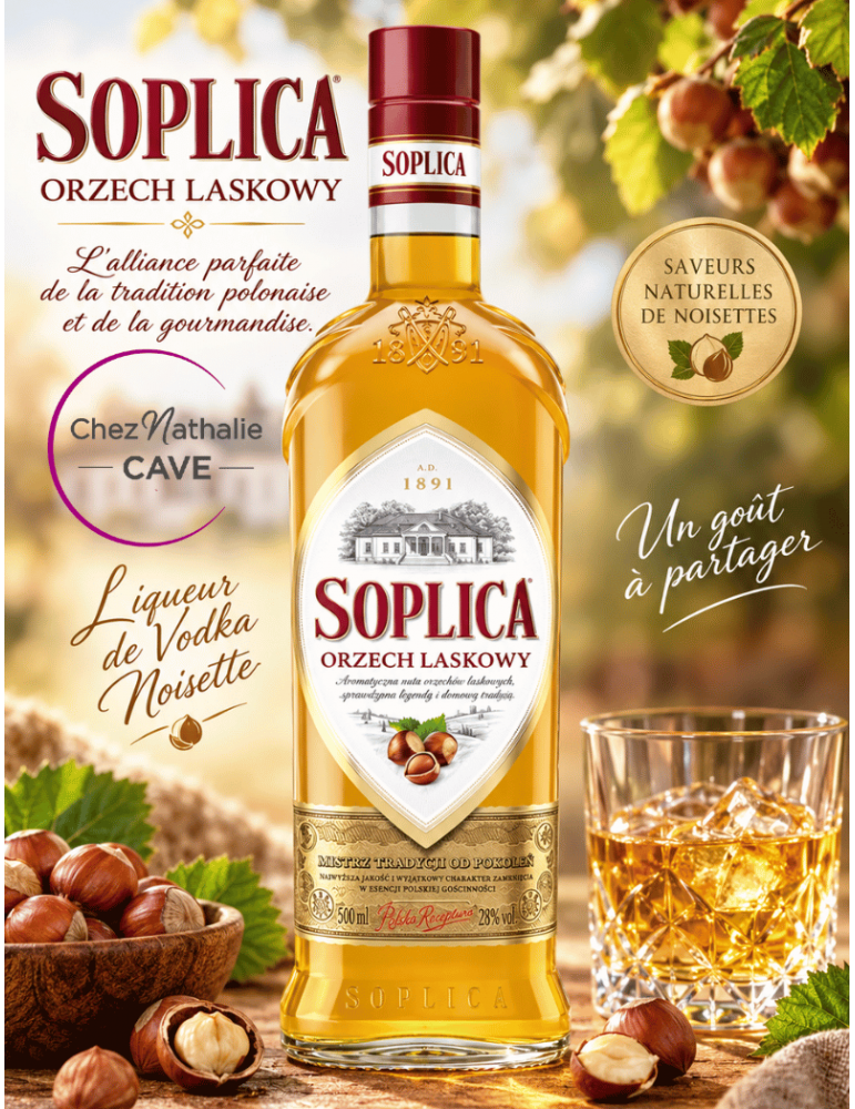 liqueur vodka noisette soplica - %shop-name%