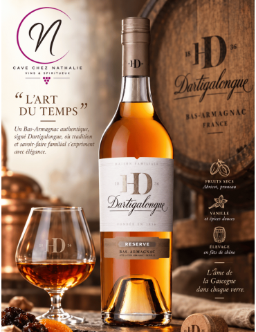 Bas Armagnac Réserve | Dartigalongue - l'art du temps | %shop-name%