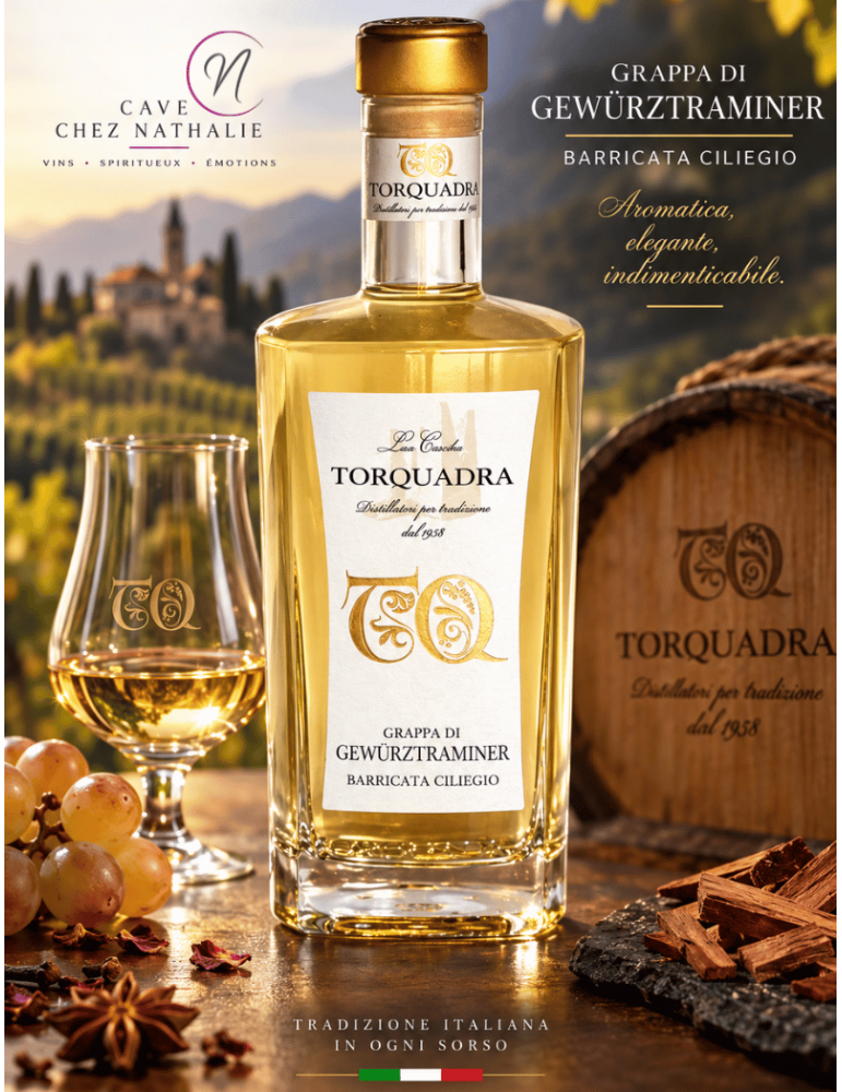 Grappa di Gewurztraminer | Torquadra - un art de distillation | %shop-name%