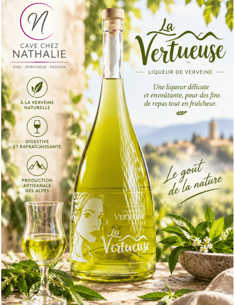 Magnum de Liqueur Verveine Digestive | La Vertueuse - %shop-name%