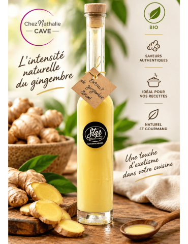 Extrait de Gingembre Bio | Star Collections - %shop-name%