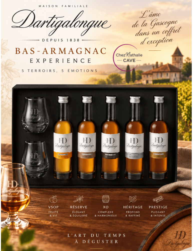 Bas Armagnac Expérience - Coffret | Dartigalongue - fiche produit | %shop-name%