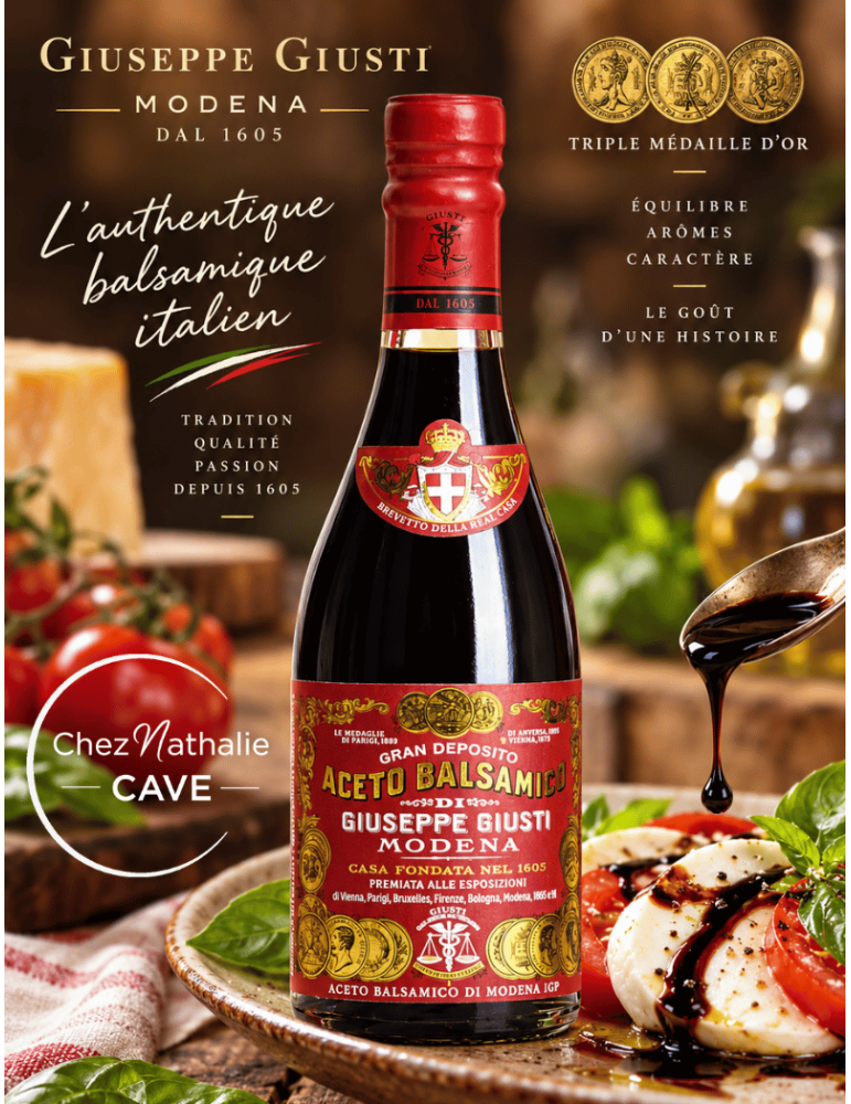 Vinaigre Balsamique IGP Modena 3 Médailles d'Or | Giusti - %shop-name%