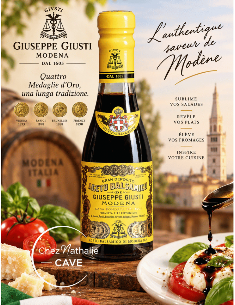 Vinaigre Giusti Balsamique IGP Modena 4 Médailles d'Or | %shop-name%
