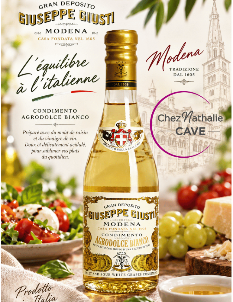 Vinaigre Giusti Blanc Aigre-Doux Modena | %shop-name%