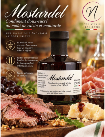 Mostardel vinaigre au moscato | Riolfi Sapori - %shop-name%