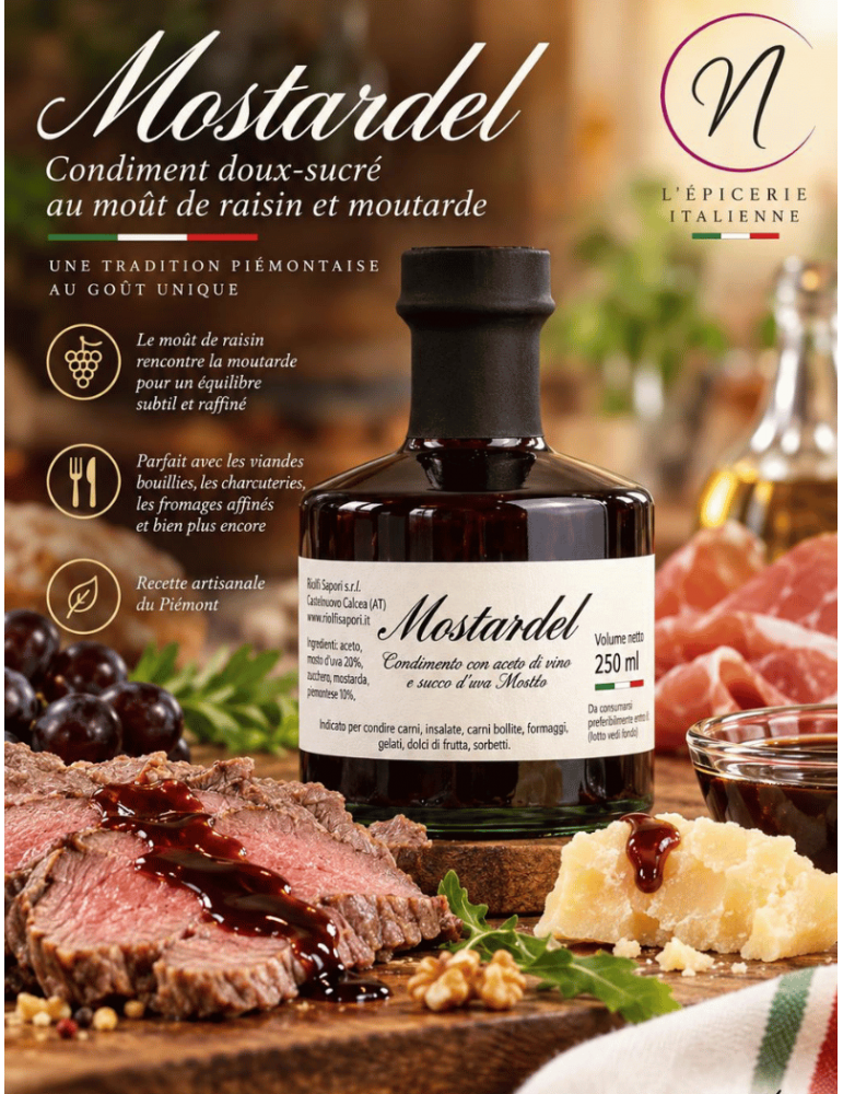 Mostardel vinaigre au moscato | Riolfi Sapori - %shop-name%