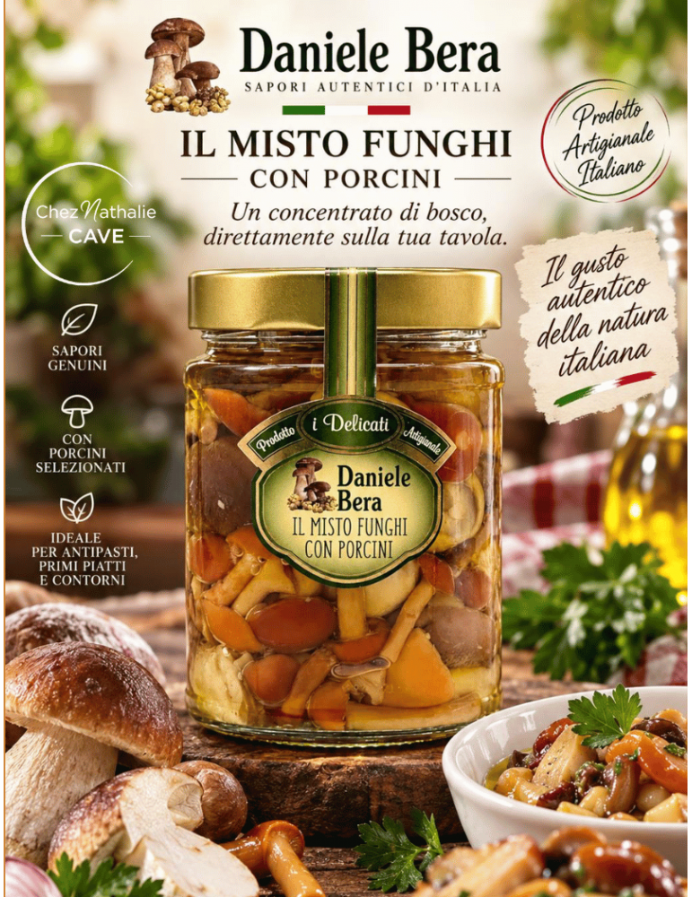 Il Misto Funghi - Mélange de Champignons sous huile d'olive | Daniele Bera - %shop-name%
